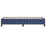 vidaXL Cadre de lit sans matelas bleu 90x190 cm tissu