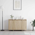 vidaXL Buffet Chêne sonoma 120 x 41 x 75 cm Bois d'ingénierie