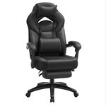 Fauteuil de bureau hauteur gamer réglable 150 kg ergonomique noir 12_0005898