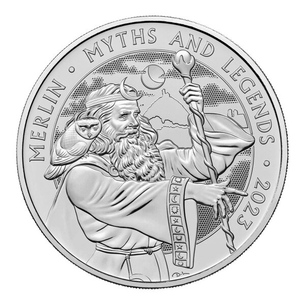 Royaume-Uni Merlin l'Enchanteur - 5 Pounds 2023 BU
