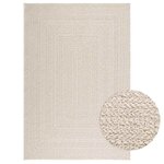 vidaXL Tapis ZIZUR crème 140x200 cm aspect de jute intérieur extérieur