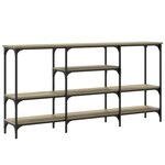 vidaXL Table console chêne sonoma 160x29x80 cm bois d'ingénierie