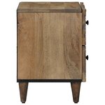 vidaXL Cabinet de chevet avec tiroir Marron 40 x 33 5 x 46 cm