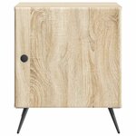 vidaXL Cabinet de chevet 2 Pièces Chêne Sonoma 43 x 34 5 x 50 cm