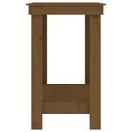 vidaXL Banc de travail Marron miel 80x50x80 cm Bois de pin massif