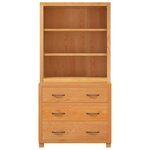 vidaXL Ensemble de meubles de rangement Marron Bois d'ingénierie