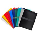 Chemise Dos Extensible Balacron Et Sangle Scratch. - Couleurs Assorties - X 10 - Exacompta