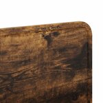 vidaXL Tête de lit Chêne fumé 140 cm Bois d'ingénierie