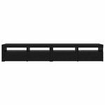 vidaXL Ensemble de Meuble TV 3 Pièces Chêne noir 240 x 35 x 40 cm