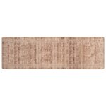 vidaXL Coureur de Tapis MARSA Blanc 80 x 450 cm Polyester et PVC