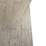 vidaXL Planches de plancher PVC autoadhésif 2 51 m² 2 mm Chêne délavé