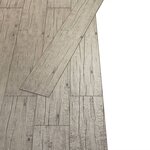 vidaXL Planches de plancher PVC autoadhésif 2 51 m² 2 mm Chêne délavé