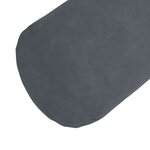 vidaXL Coussins d'accent 2 Pièces Gris foncé Ø 25 x 70 cm