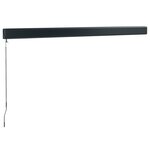 vidaXL Auvent rétractable crème 3 5x2 5 m tissu et aluminium