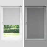 vidaXL Store enrouleur occultant blanc cassé 40x175cm largeur du tissu