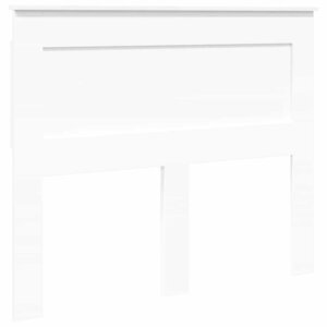 vidaXL Tête de lit avec tête de lit Blanc 135 cm Bois d'ingénierie