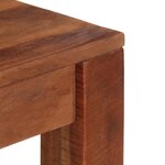 vidaXL Table console 120x30x76 cm bois massif d'acacia