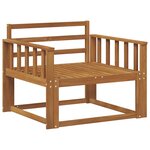 vidaXL Sofa de milieu extérieur Naturel