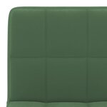 vidaXL Tabouret de bar Vert foncé Velours