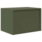 vidaXL Armoire de rangement Vert olive 60 x 40 x 40 cm Acier
