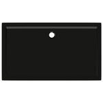 vidaXL Receveur de douche rectangulaire ABS Noir 70x120 cm