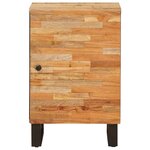vidaXL Armoire de salle de bain avec stockage Naturel 38 x 33 x 58 cm