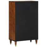vidaXL Haut Armoire Marron 60 x 33 x 100 cm Bois de mangue massif