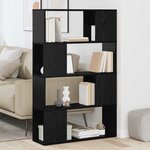 vidaXL Ensemble meuble TV Noir 80 x 24 x 125 cm Bois d'ingénierie