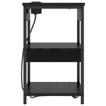 vidaXL Armoires de chevet 2 Pièces Chêne noir 41 x 31 x 51 cm