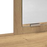 vidaXL Coiffeuse chêne artisanal 100 x 41 x 140 cm Bois d'ingénierie