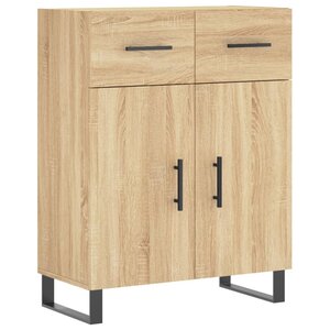 vidaXL Buffet chêne sonoma 69 5x34x90 cm bois d'ingénierie