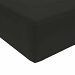 vidaXL Coussin de canapé d'extérieur 2 Pièces Noir Polyester