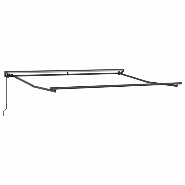vidaXL Cadre d'auvent Réglable Anthracite 3 5 x 2 5 m Acier