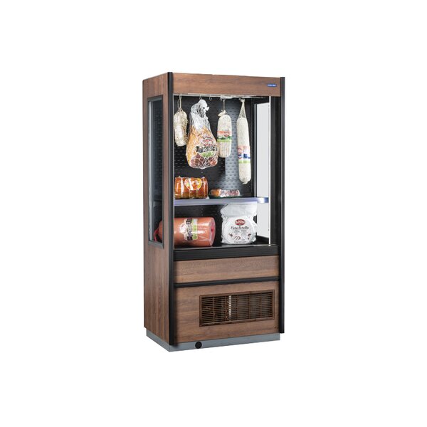 Vitrine réfrigérée murale libre service 688 l - crochets pour viande - cool head - r452a -