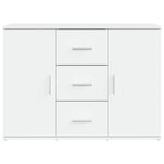 vidaXL Buffet blanc 91x29 5x65 cm bois d'ingénierie