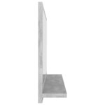 Miroir de salle de bain 60 x 10 5 x 37 cm aggloméré gris 02_0006943