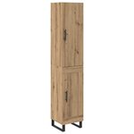 vidaXL Haut Armoire Chêne artisanal 34 5 x 34 x 180 cm