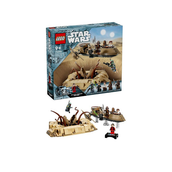 LEGO 75396 L'Esquif du Désert et la Fosse du Sarlacc - Jeu Star Wars Épique