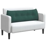 vidaXL Coussin de Dos Vert foncé 140 x 24 x 50 cm Velours