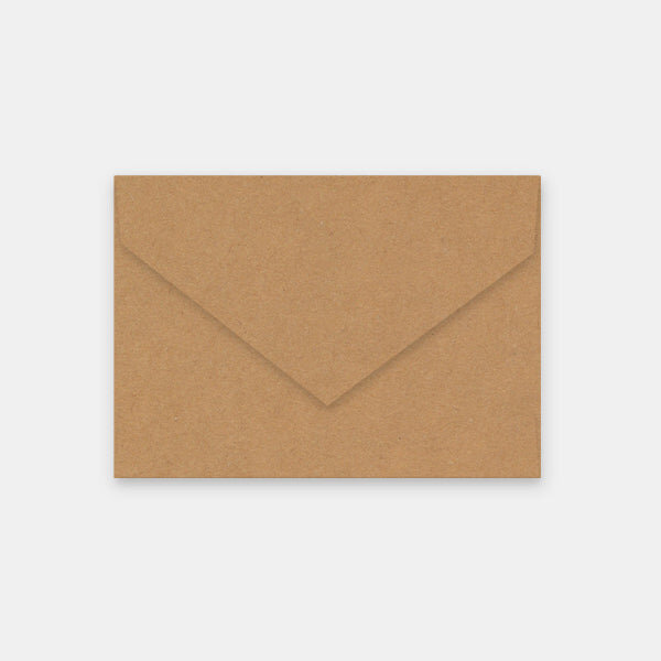 Lot de 50 enveloppes 114x162 mm kraft matiere