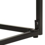 vidaXL Buffet Noir 60x30x120 cm Bois massif d'acacia et de manguier