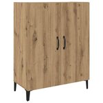 vidaXL Haut Armoire chêne artisanal 69 5 x 34 x 180 cm