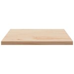 vidaXL Dessus de table 50x50x1 7 cm carré bois de pin massif