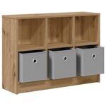 vidaXL Buffet Chêne artisanal 73 5 x 22 5 x 53 5 cm