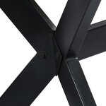 vidaXL Table à dîner Blanc 160x80x75 cm Bois de manguier massif