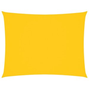 vidaXL Voile de parasol tissu oxford rectangulaire 3x6 m jaune