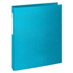 Classeur Rigide 4 Anneaux 30mm Teksto - A4 - Turquoise - X 10 - Exacompta