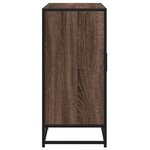 vidaXL Buffet chêne marron 94x35x76 cm bois d'ingénierie