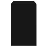 vidaXL Armoire à chaussures noir 80x42x69 cm bois d'ingénierie