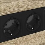 vidaXL Cabinet de chevet avec tiroir Chêne Sonoma 40 x 31 x 60 cm